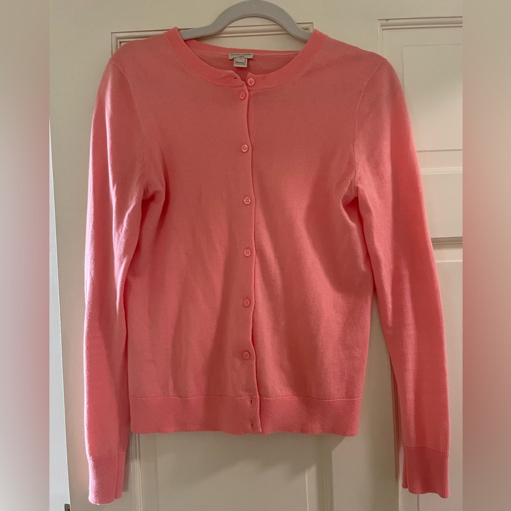 J Crew Pink Caryn Cardigan